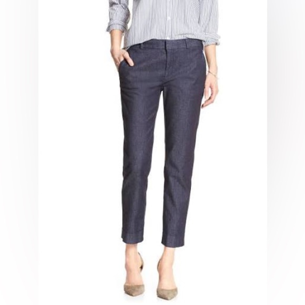 Banana Republic Women's Blue Cropped Avery Jeans 10